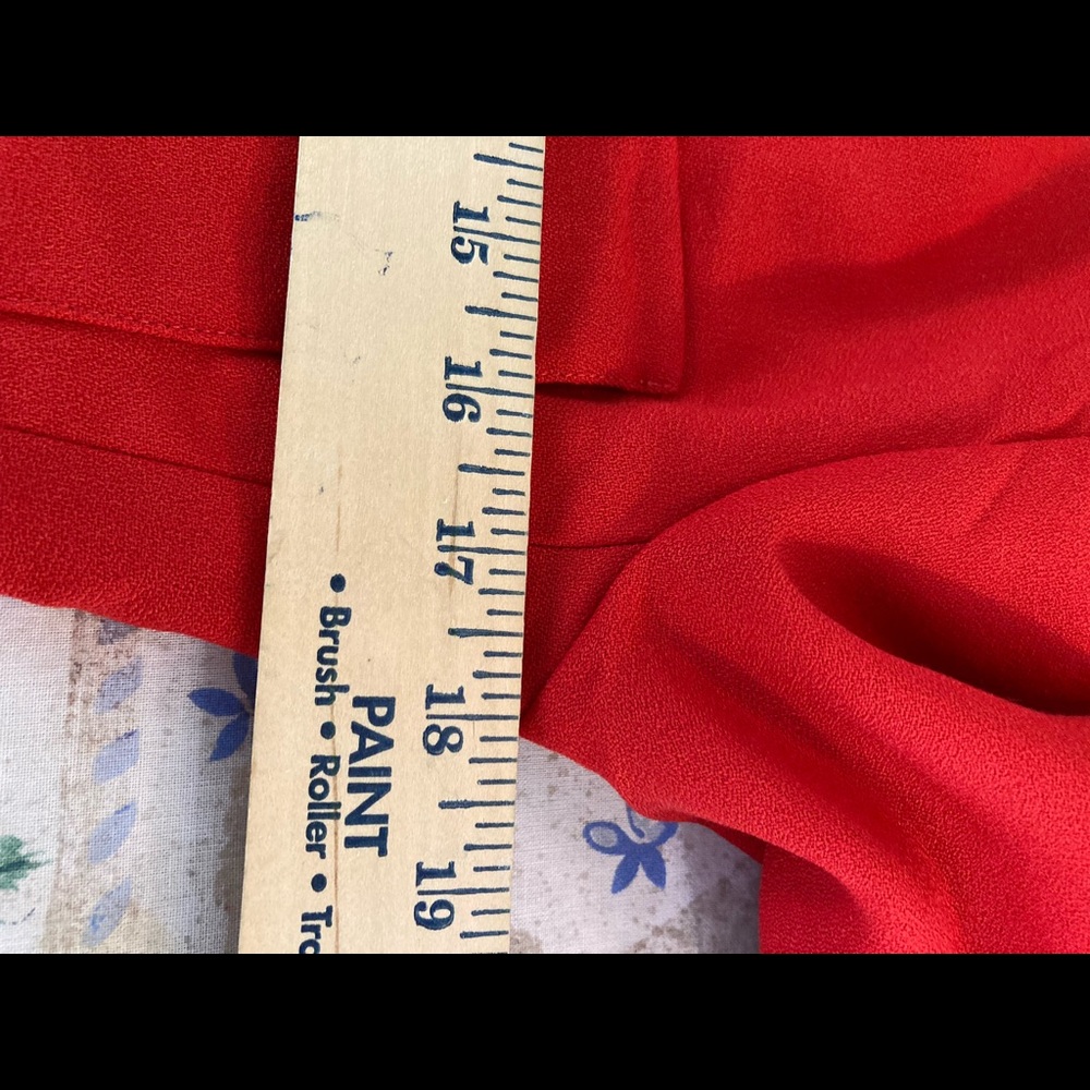 Vintage Evan Picone Red Button Up Blazer Dress Size 6 - Picture 15 of 16